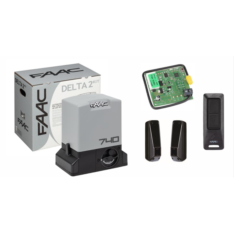 FAAC Zestaw Delta 2 do bram przesuwnych o maks. wadze  500kg  230V