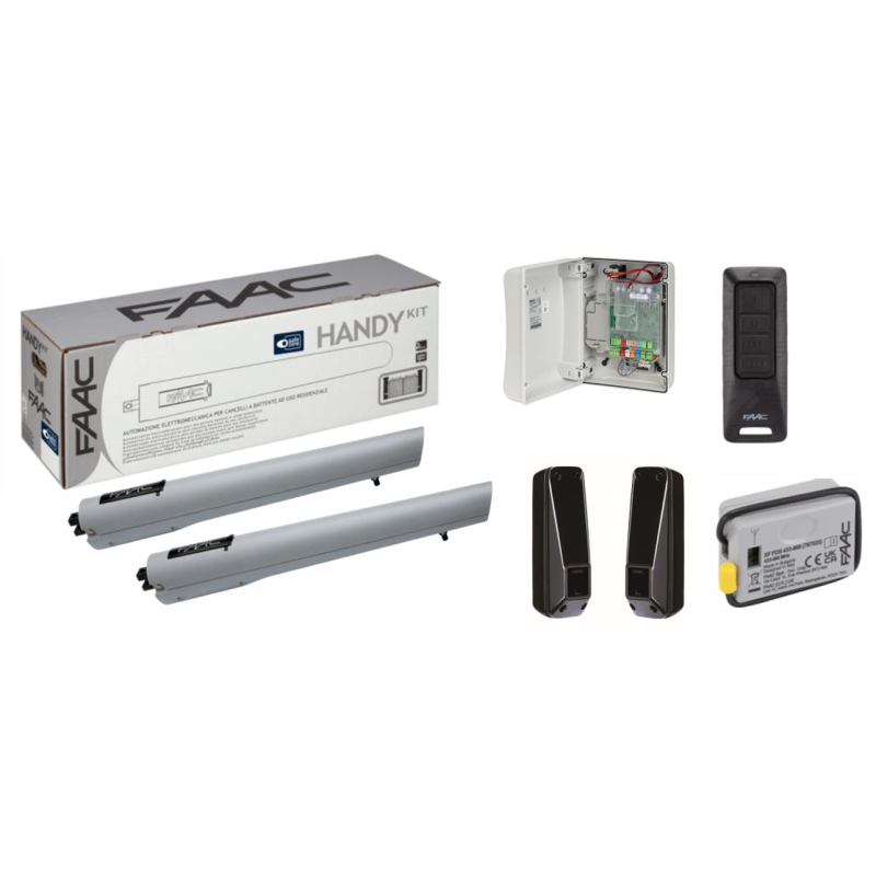 FAAC Zestaw Handy do bram rozwiernych 24V maks. długość skrzydła 2,3m