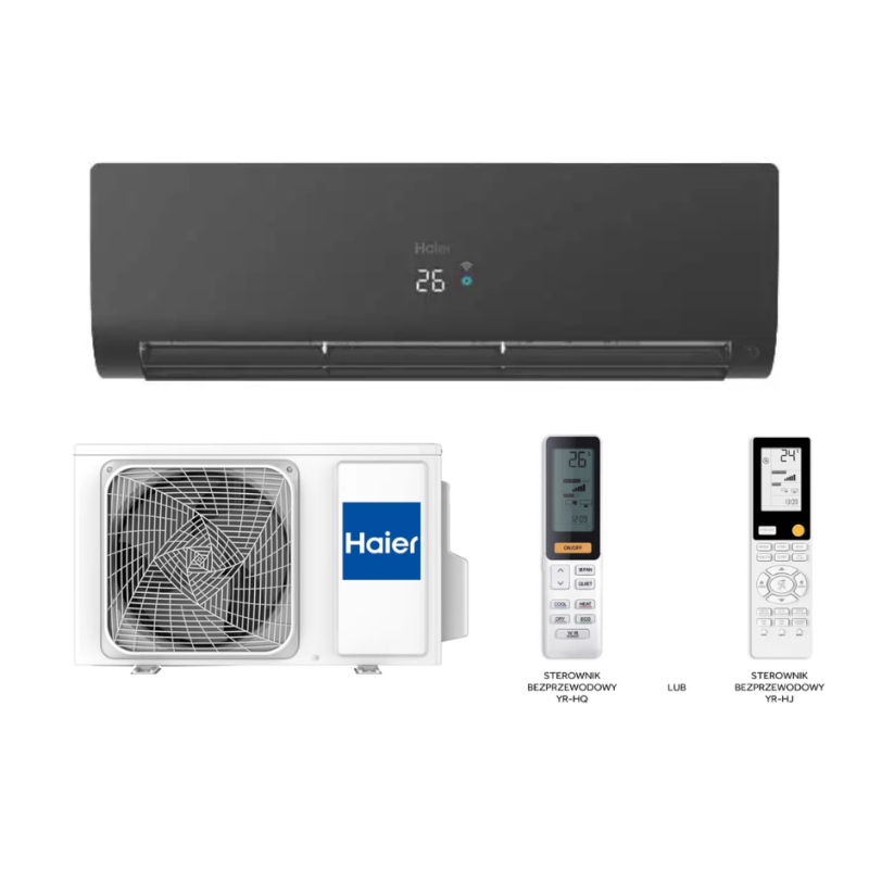 Klimatyzator Haier FLEXIS o mocy 7,0kW (Czarny Mat)